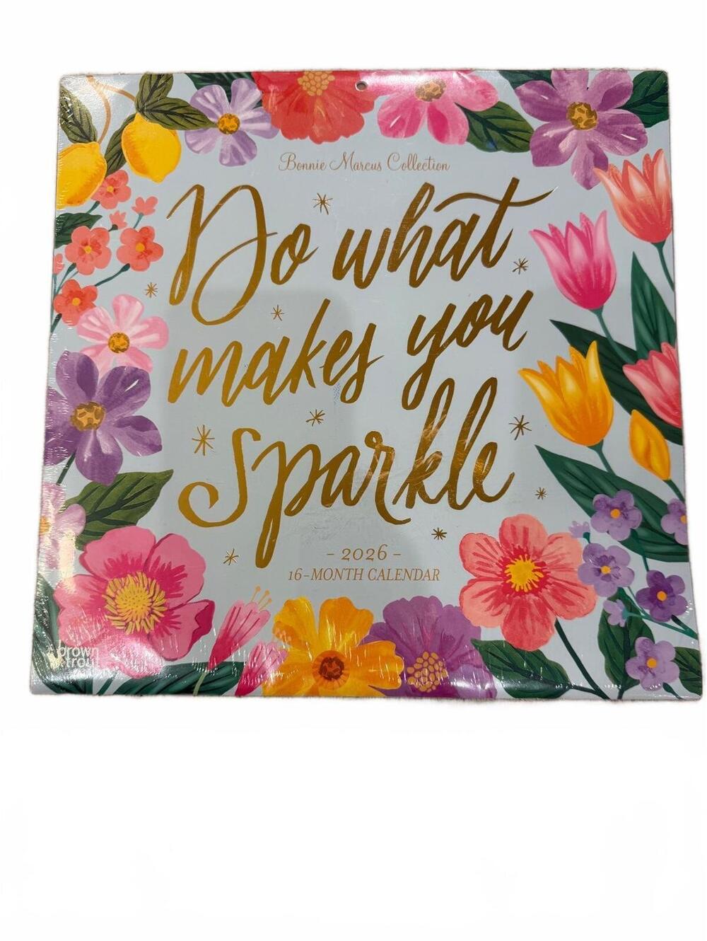 2026 Bonnie Marcus Collection 16-Month Floral Wall Calendar